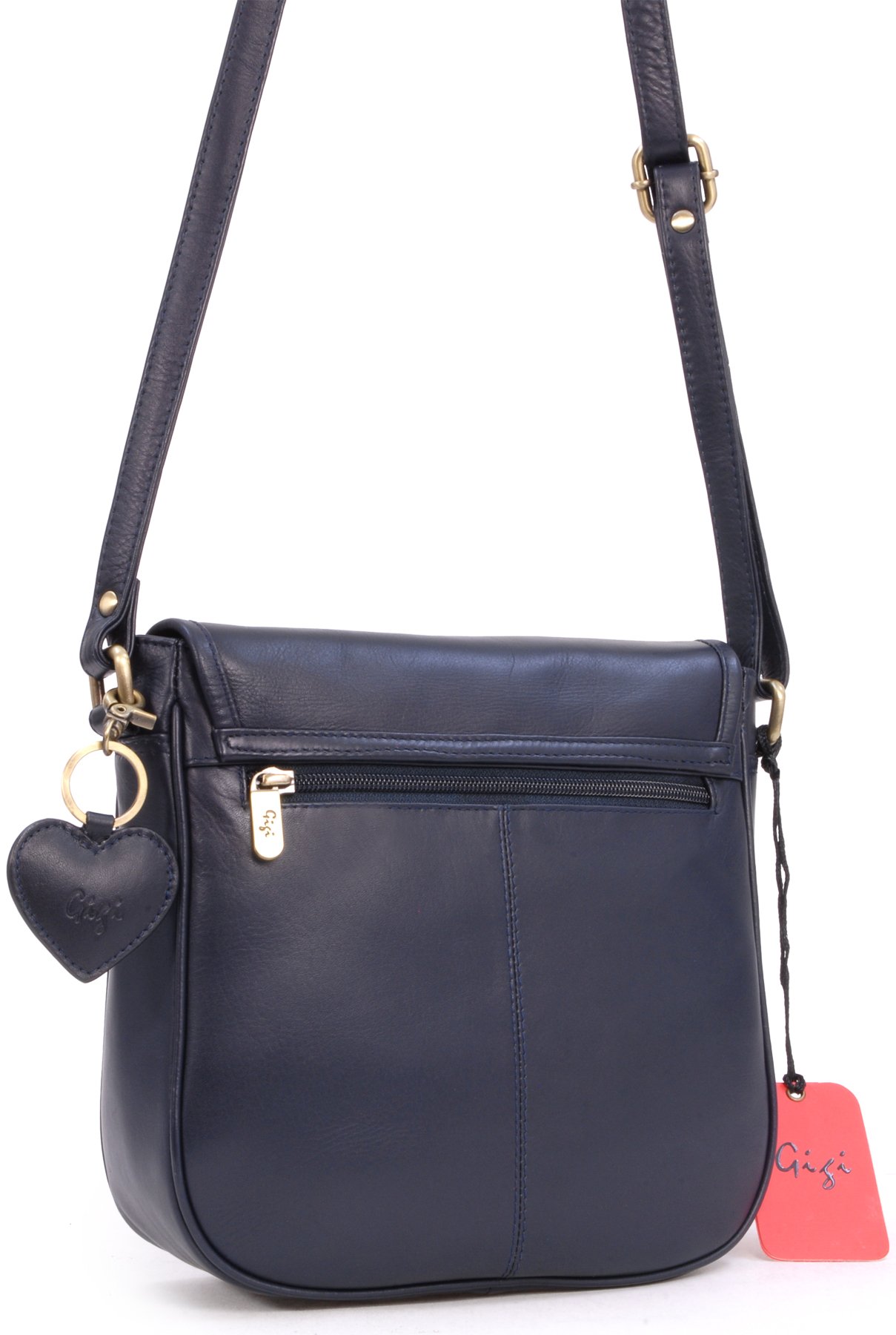 Gigi Othello Collection 8755T borsa a sella in pelle con tracolla regolabile