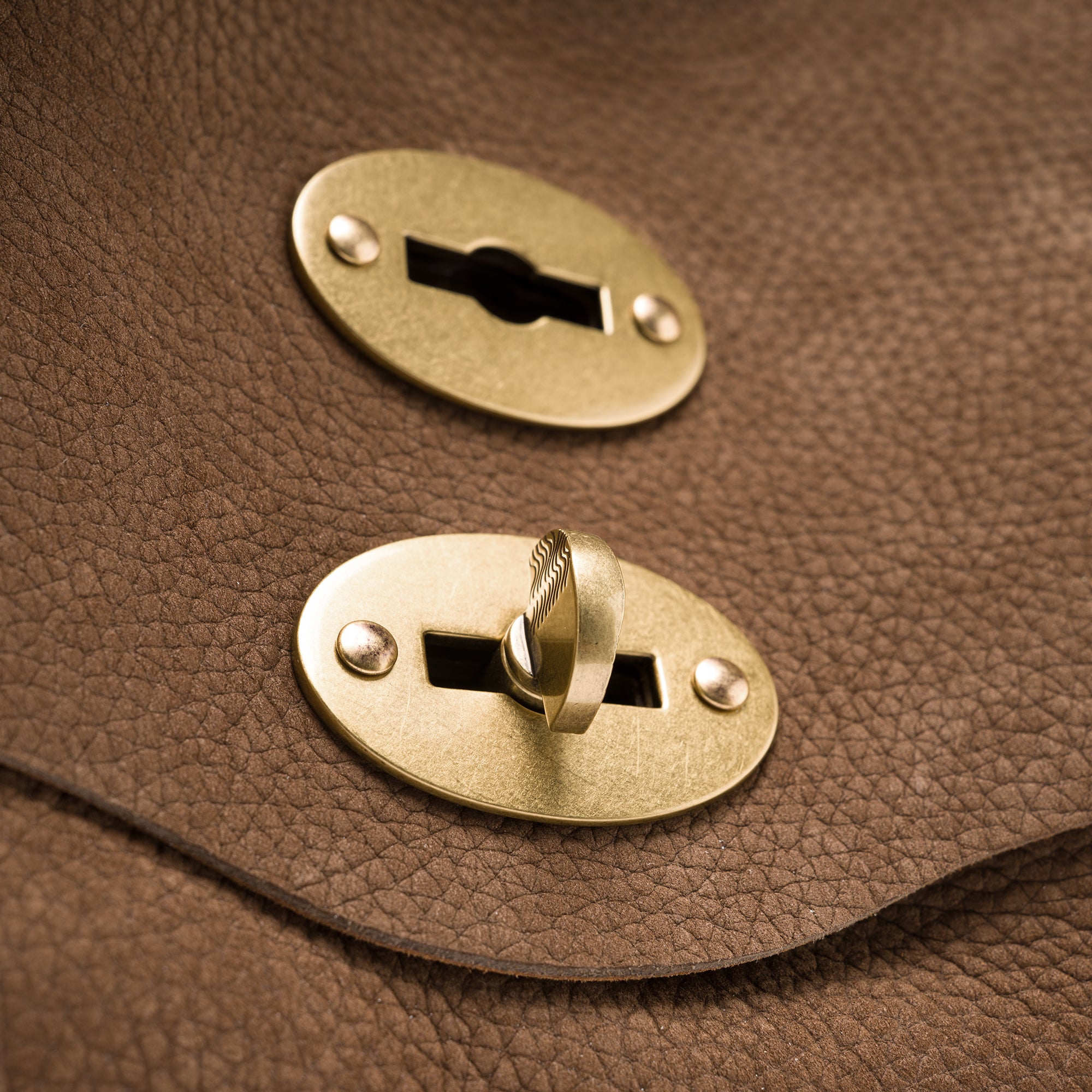 Zanellato Postina® M borsa a mano e tracolla marrone nabuk