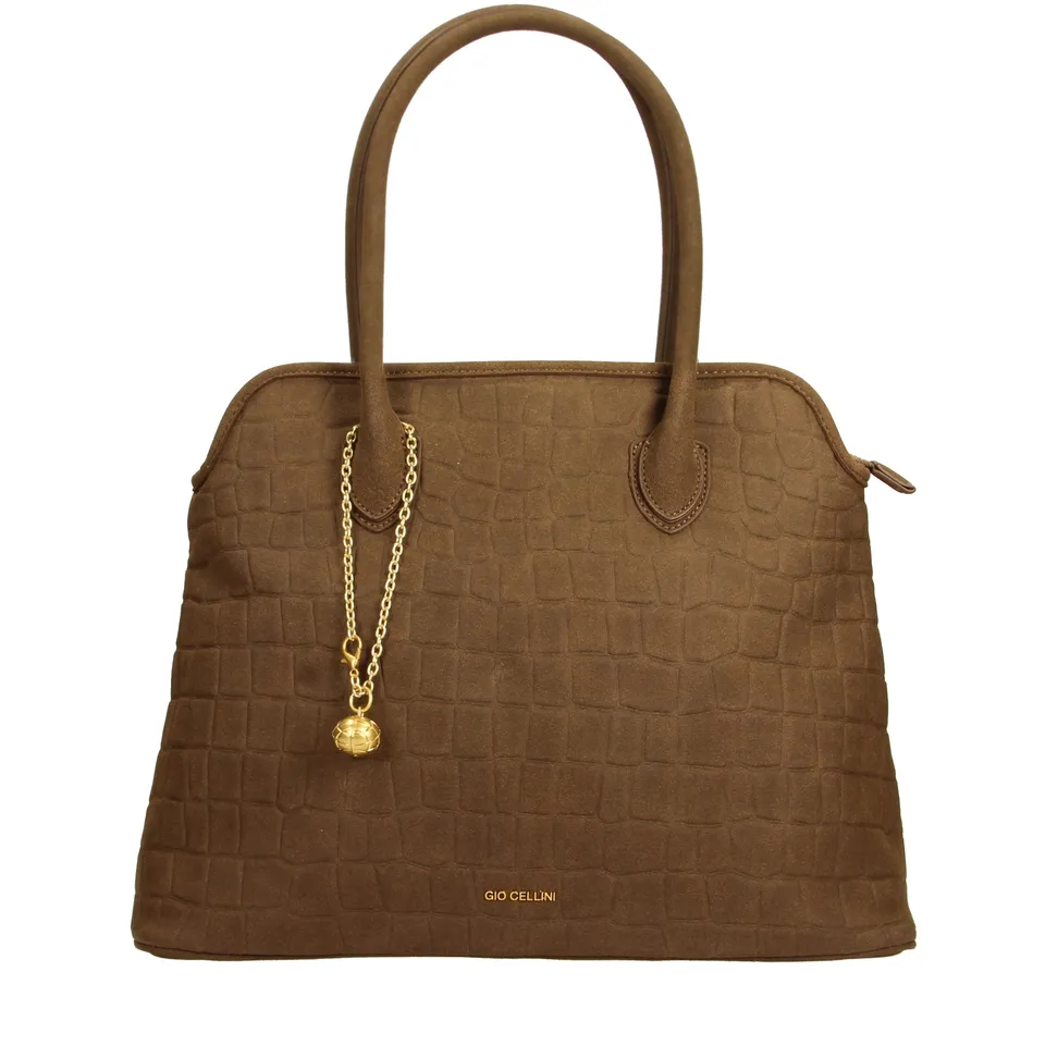 Gio Cellini BORSE MAXI BAG GIO CELLINI borsa maxi Marrone eco-camoscio cocco