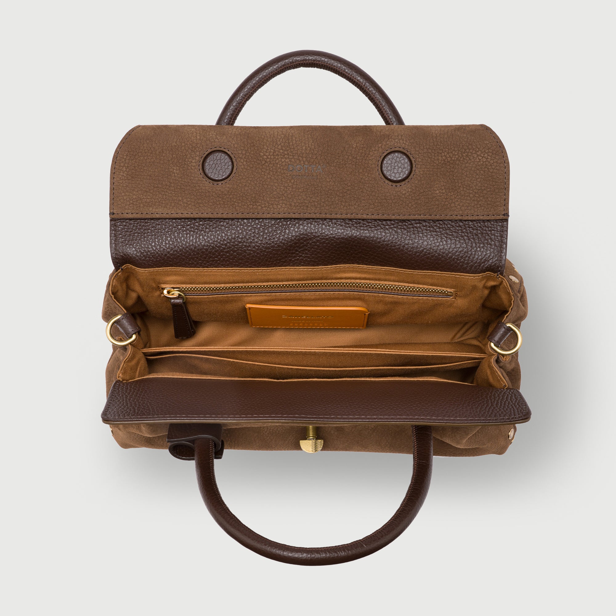 Zanellato Dotta® borsa S marrone in nabuk