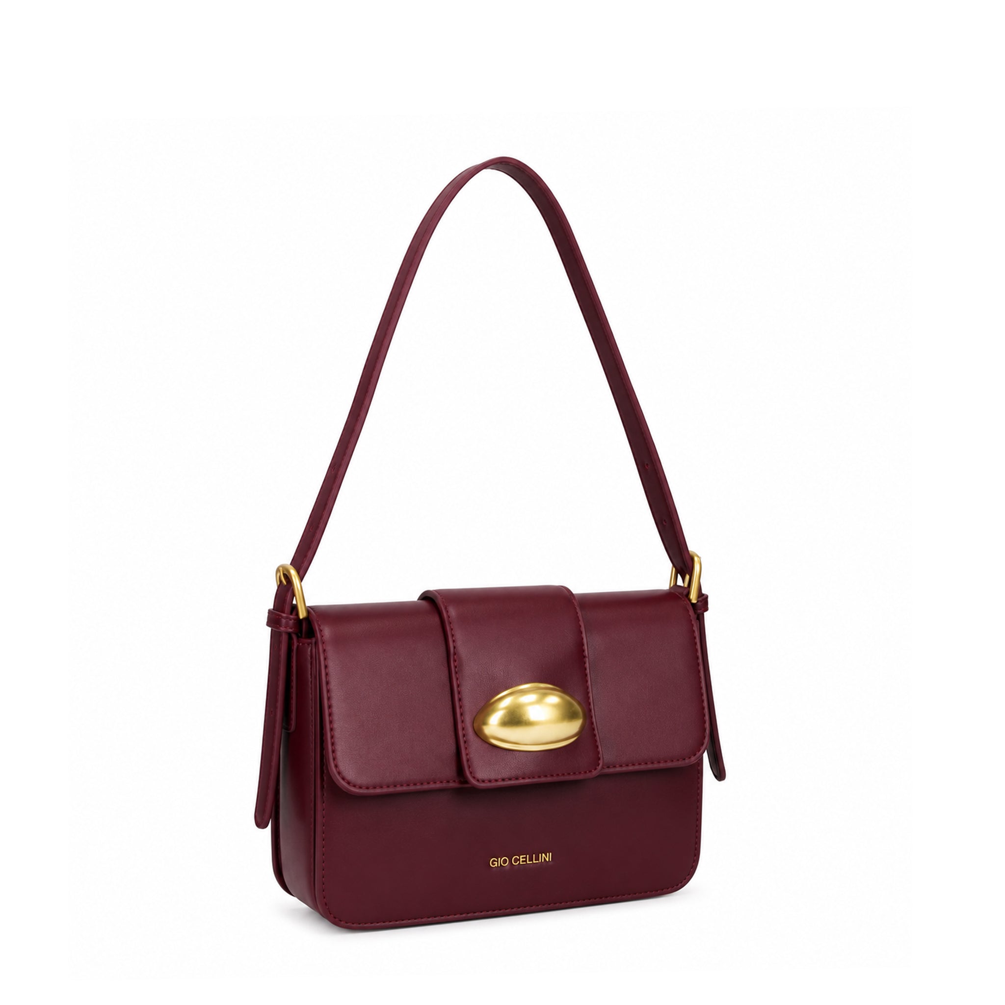 Gio Cellini MINI BAGS mini bag Pitone, Bordeaux, Nero a spalla