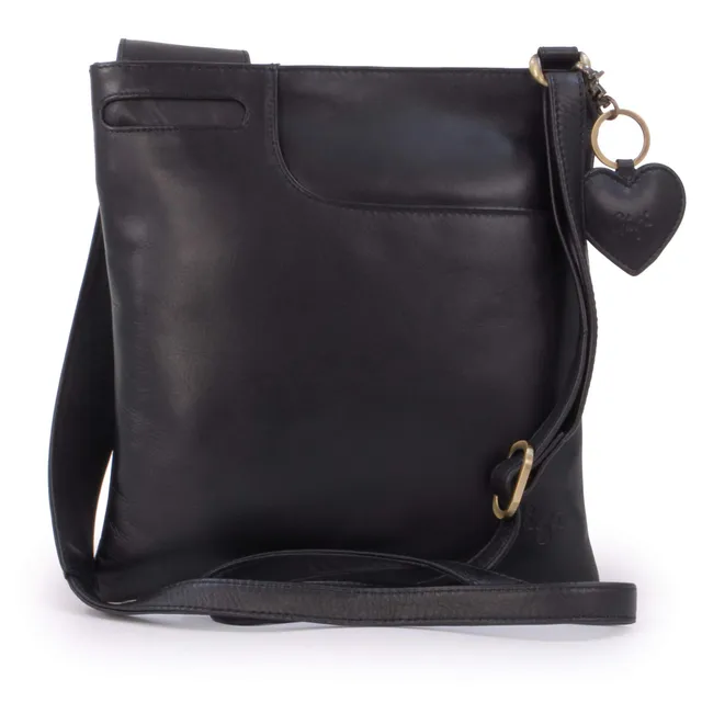 Gigi Othello Collection 2057 borsa a tracolla nera in pelle