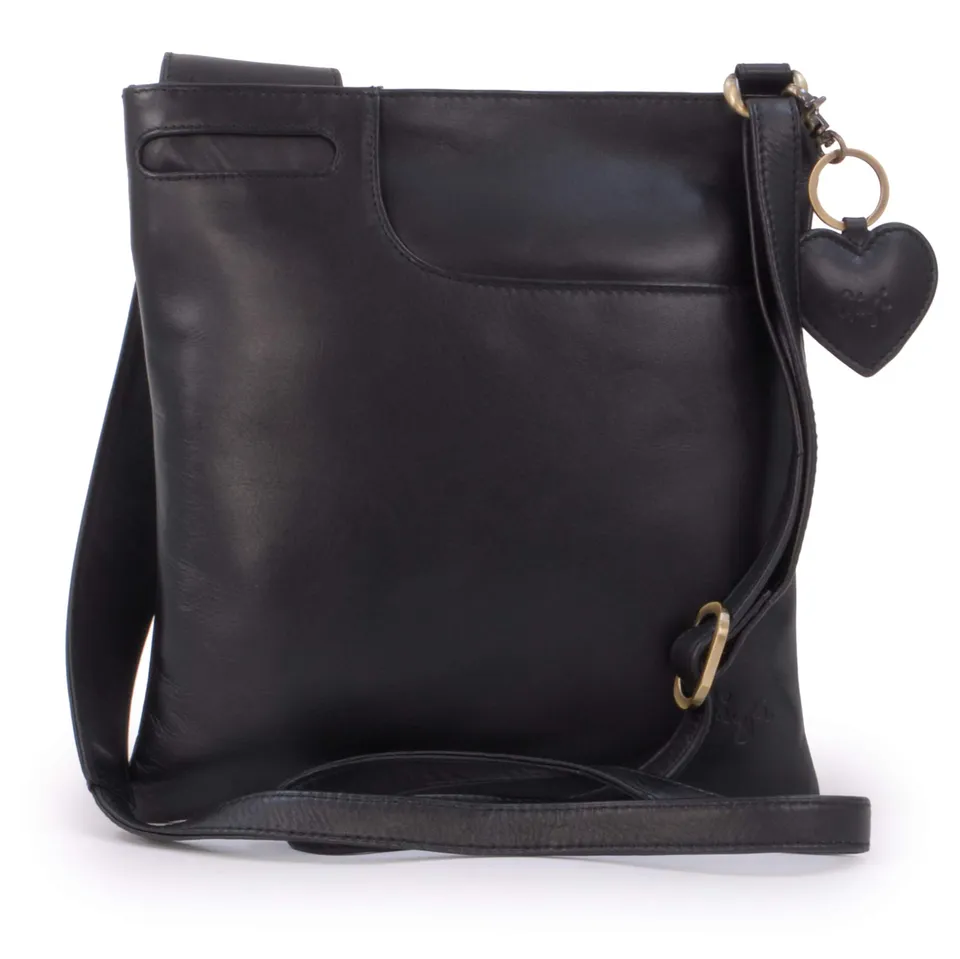 Gigi Othello Collection 2057 borsa a tracolla nera in pelle