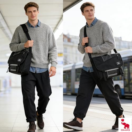 OIWAS Messenger Bags Borsa messenger laptop 15,6 pollici