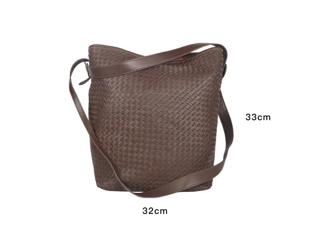 Crazy Lou 7299 borsa in pelle di agnello intrecciata