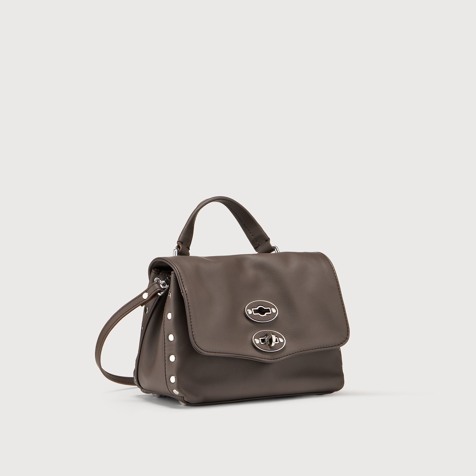 Zanellato Postina® Baby borsa marrone Gianduiotto pelle liscia