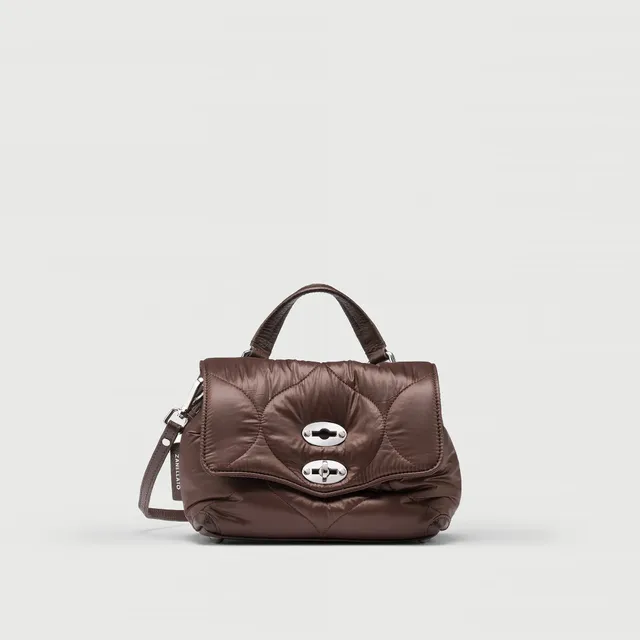 Zanellato Postina® BABY borsa marrone in nylon leggero