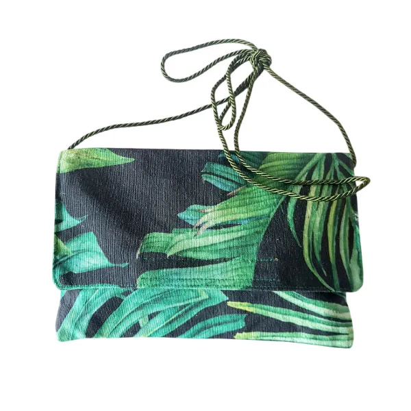 Borseggi Tibetane Tibetana Velcro 12 borsina porta cellulare verde