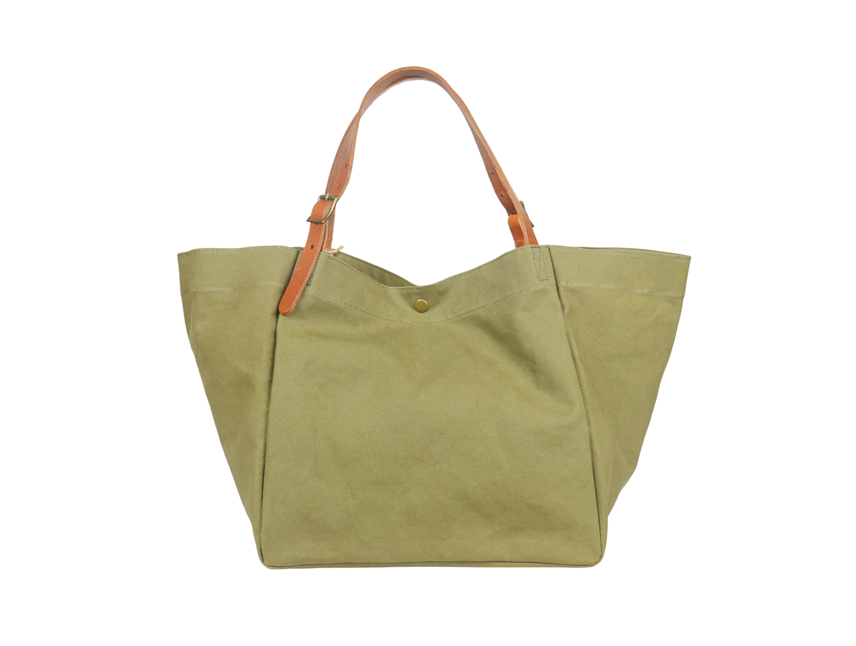Crazy Lou Sac en coton 7351 borsa cabas in cotone e pelle