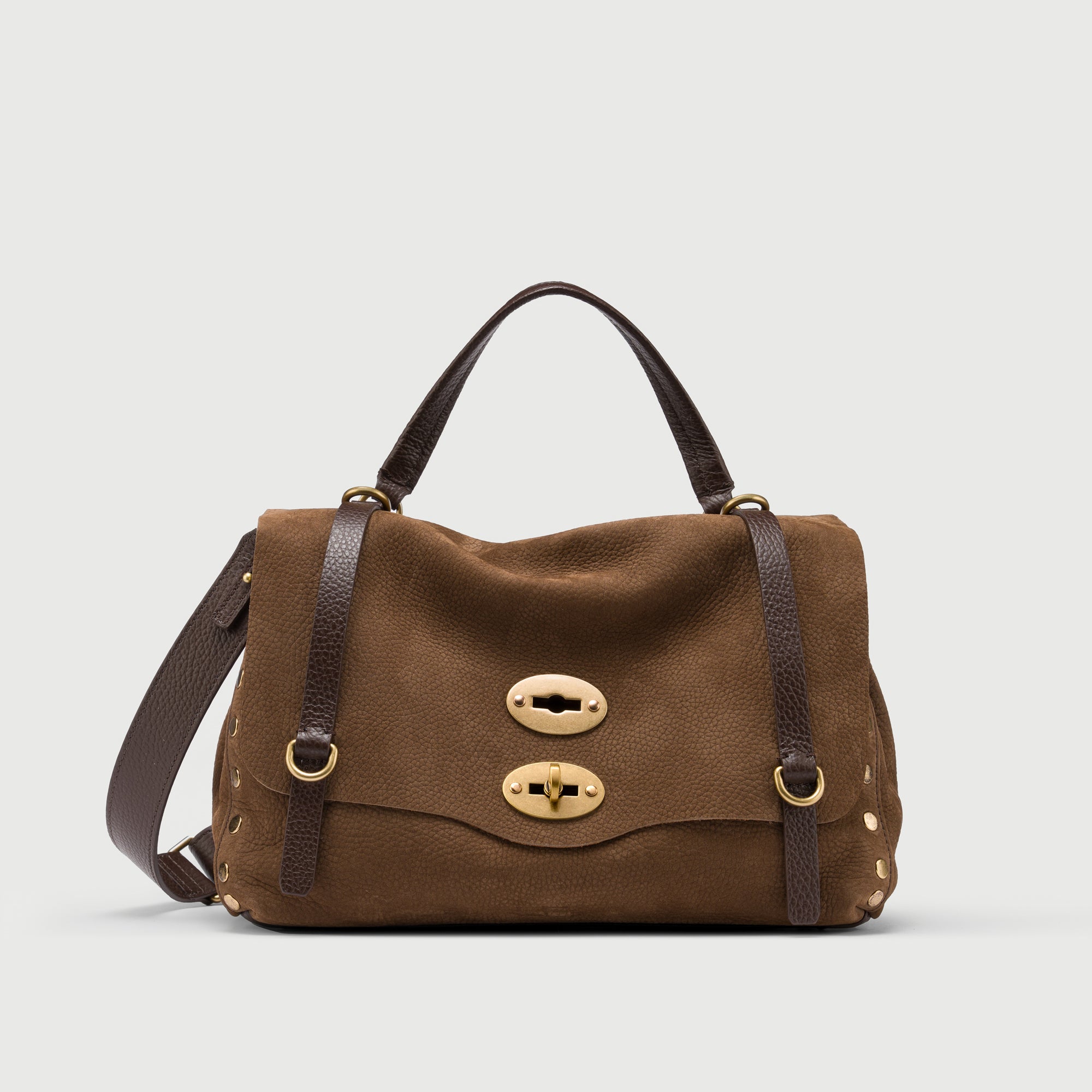Zanellato Postina® RE S borsa marrone nabuk