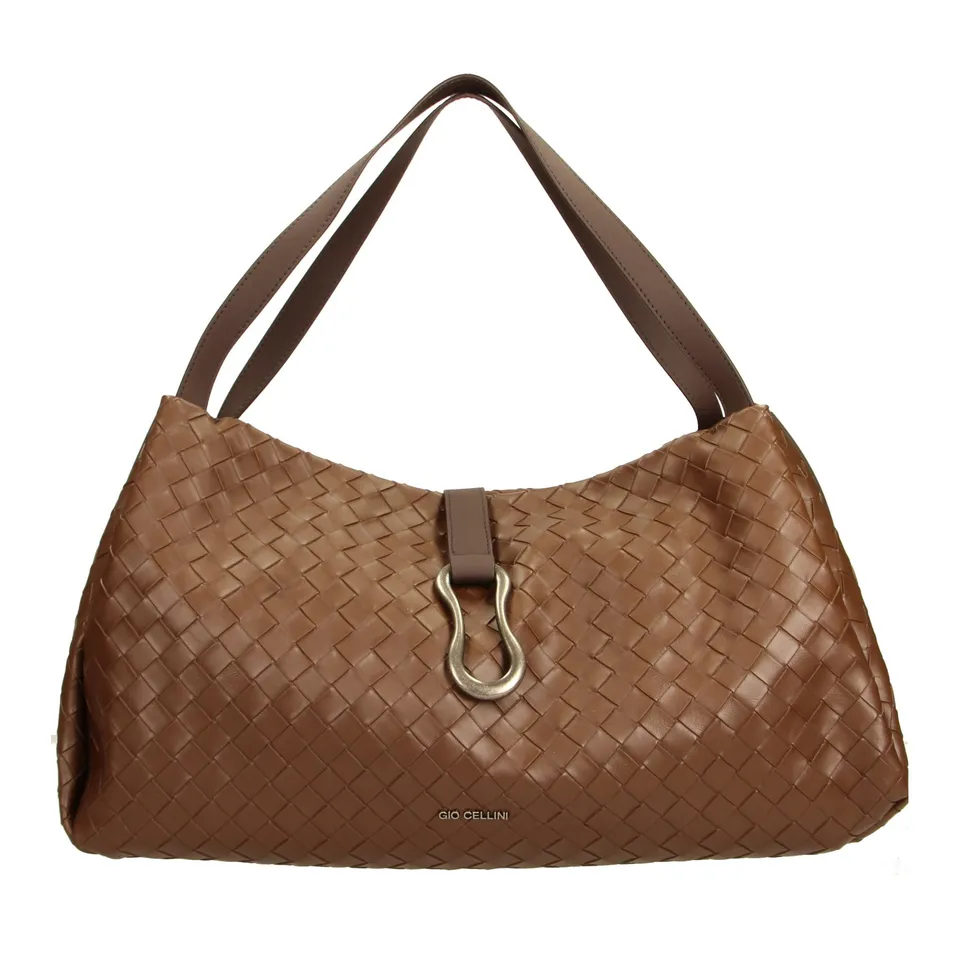 Gio Cellini BORSE Shopper shopper testa di moro intrecciata