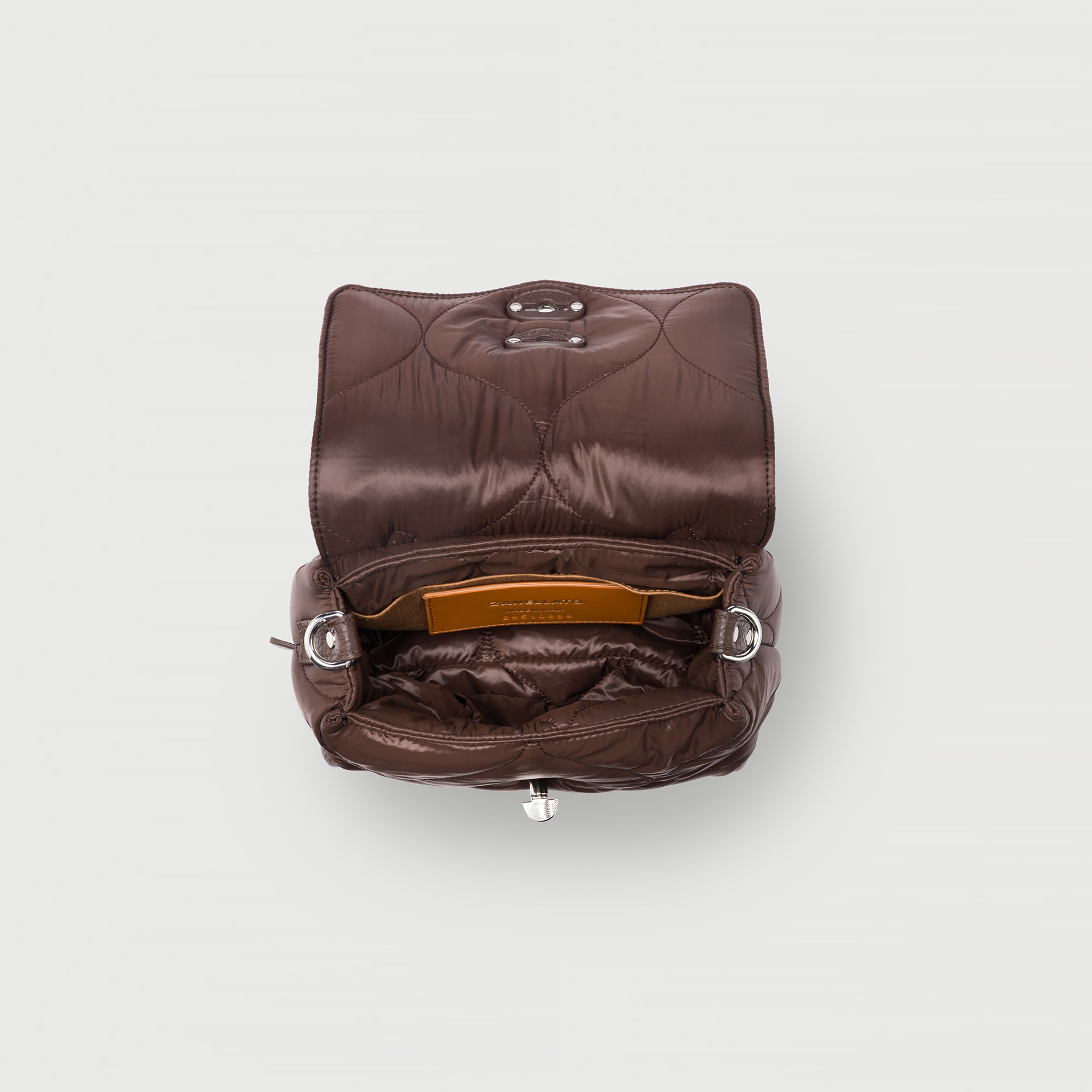 Zanellato Postina® BABY borsa marrone in nylon leggero