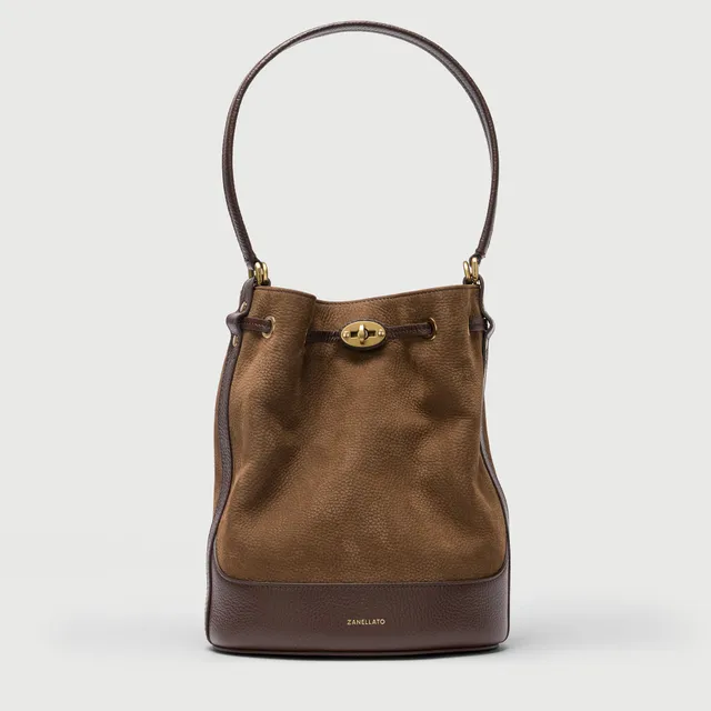 Zanellato Mondà® S borsa marrone in nabuk