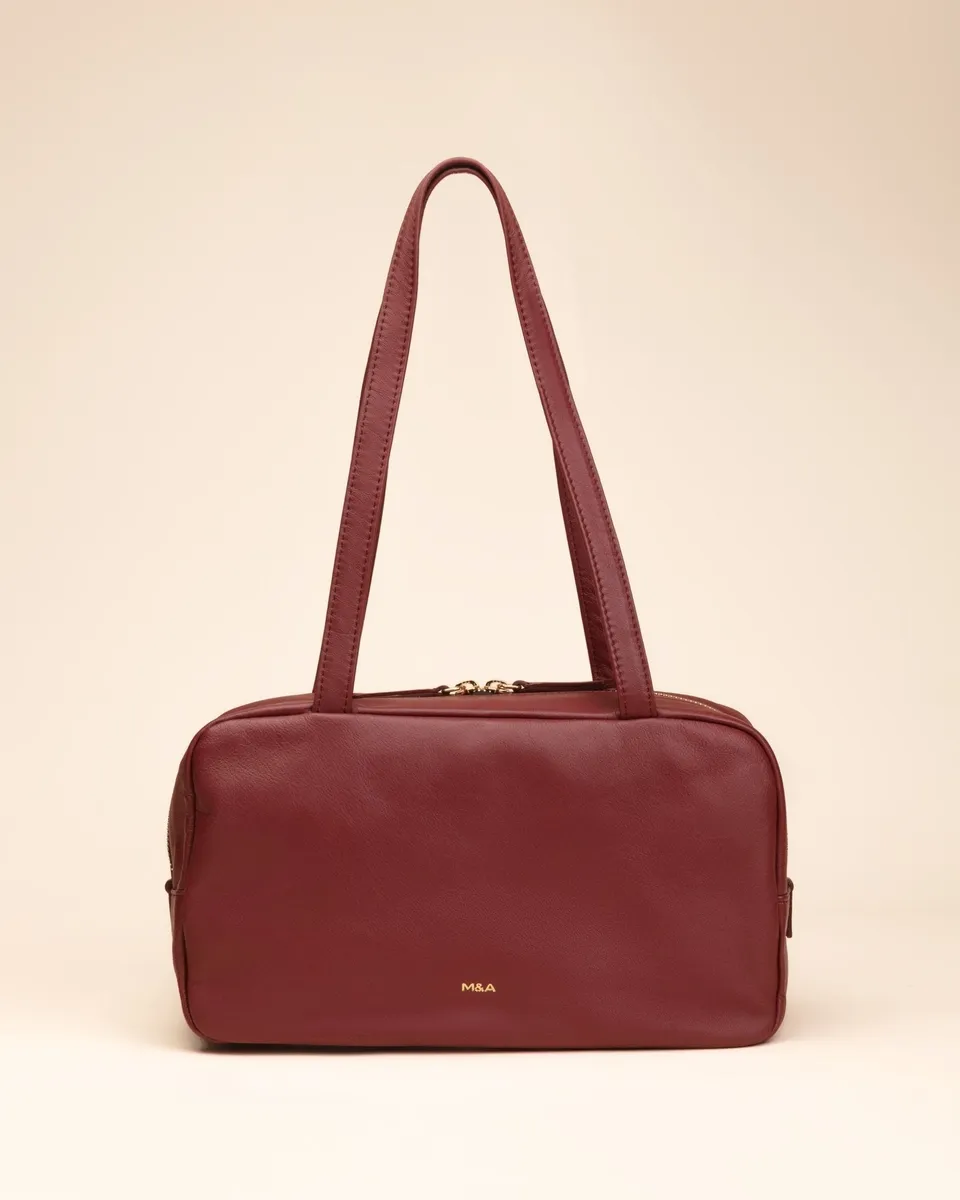 Marks&Angels Borse a Spalla Mirca Cremisi borsa a spalla in pelle