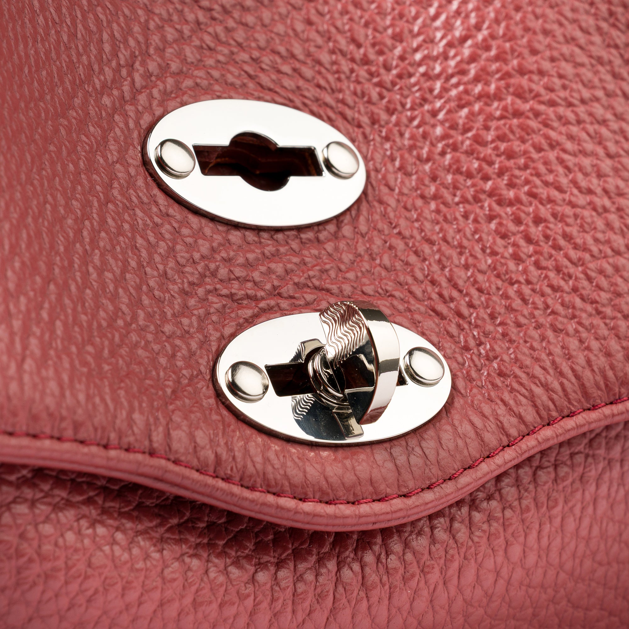 Zanellato Postina® Baby in Red Radicchio di Treviso borsa in pelle martellata