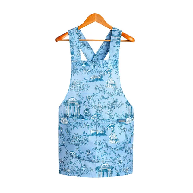 Borseggi Grembiuli Grembiule cucina & giardino Toile de Jouy azzurro grembiule