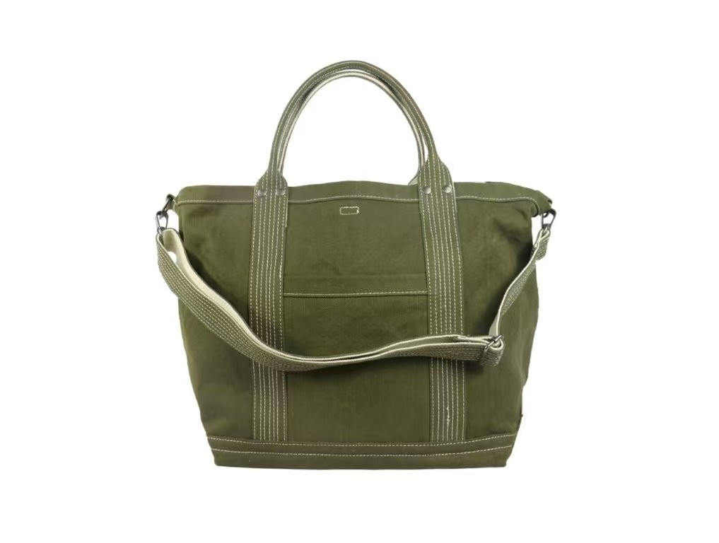 Crazy Lou Sac en coton 7293 borsa in cotone e pelle