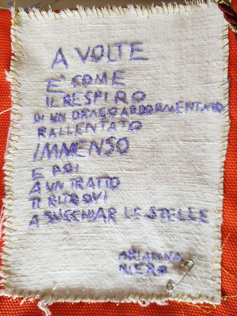 Borseggi Pizzini d'evasione A volte è come il respiro pizzino d'artista