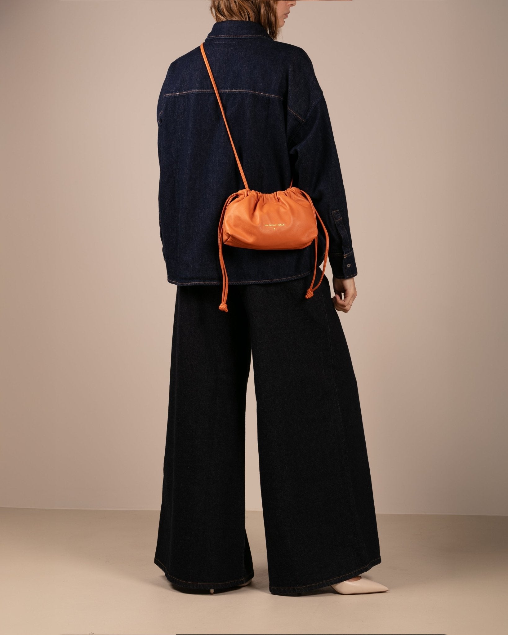 Marks&Angels Pochette Mini Cri New pochette arancio in pelle