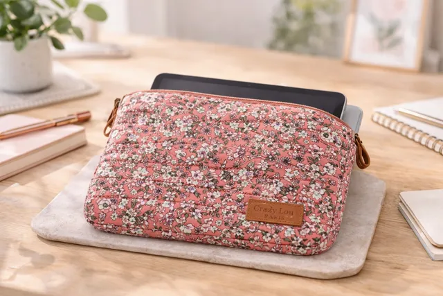 Crazy Lou Pochette en tissus Housse tablette en tissu gaufre 7348 custodia tablet