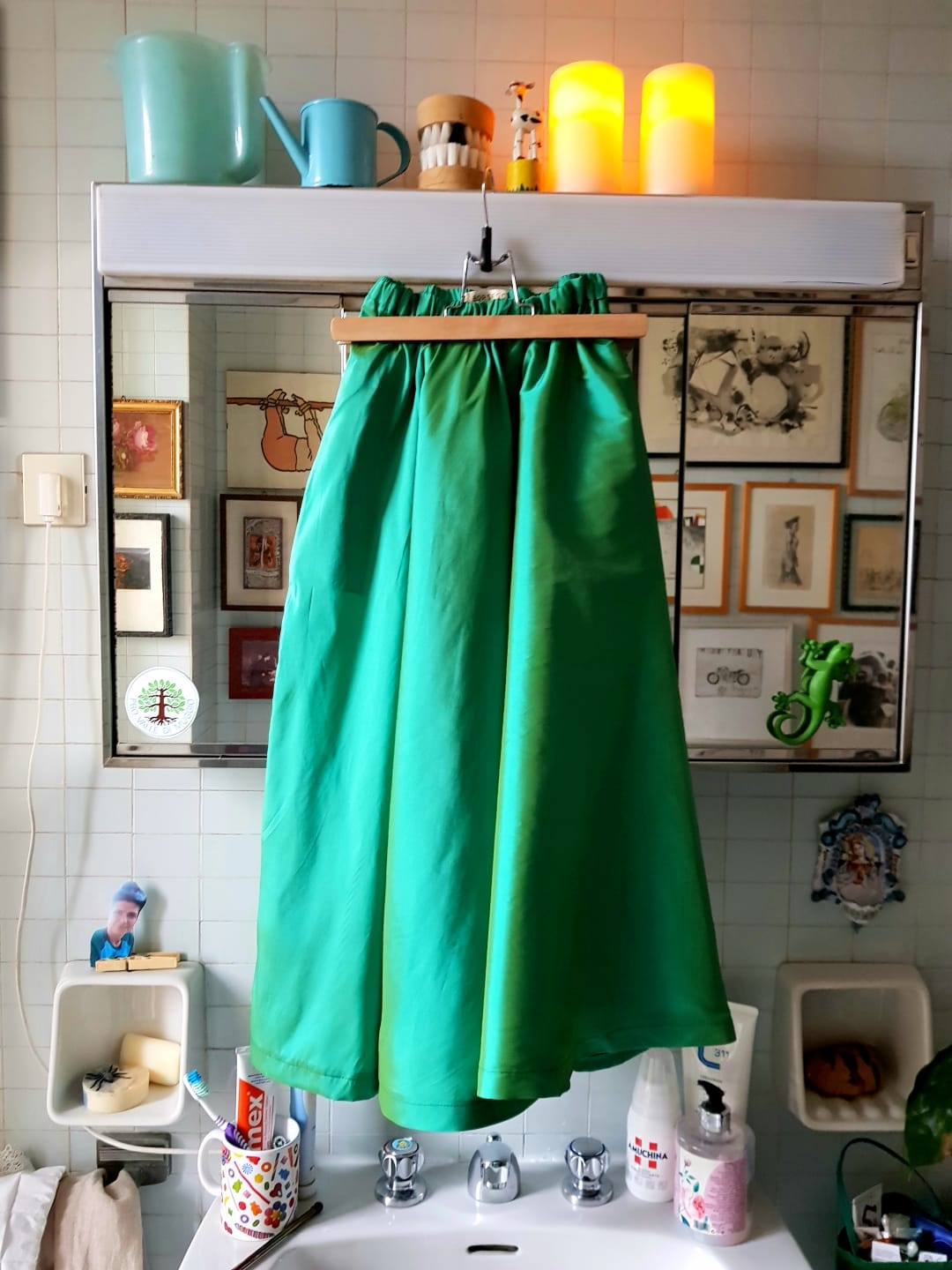 Borseggi Le Gonne La Gonna – verde cangiante gonna