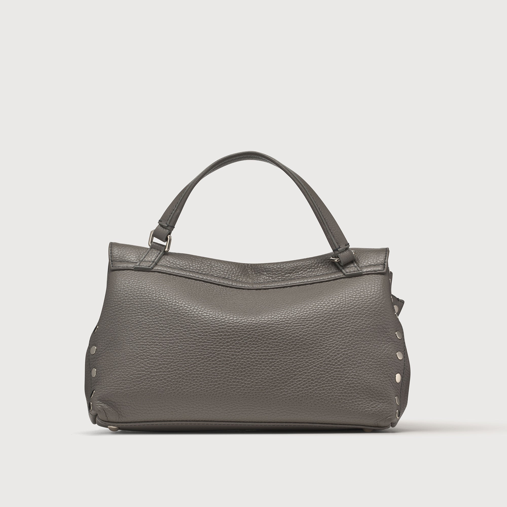 Zanellato Postina® S borsa grigia in pelle martellata