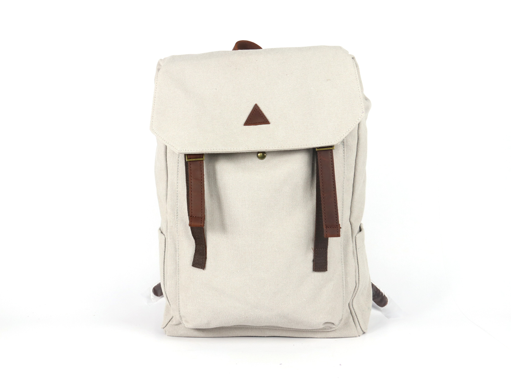 Crazy Lou Sac en coton sac a dos en coton et cuir 6798 zaino
