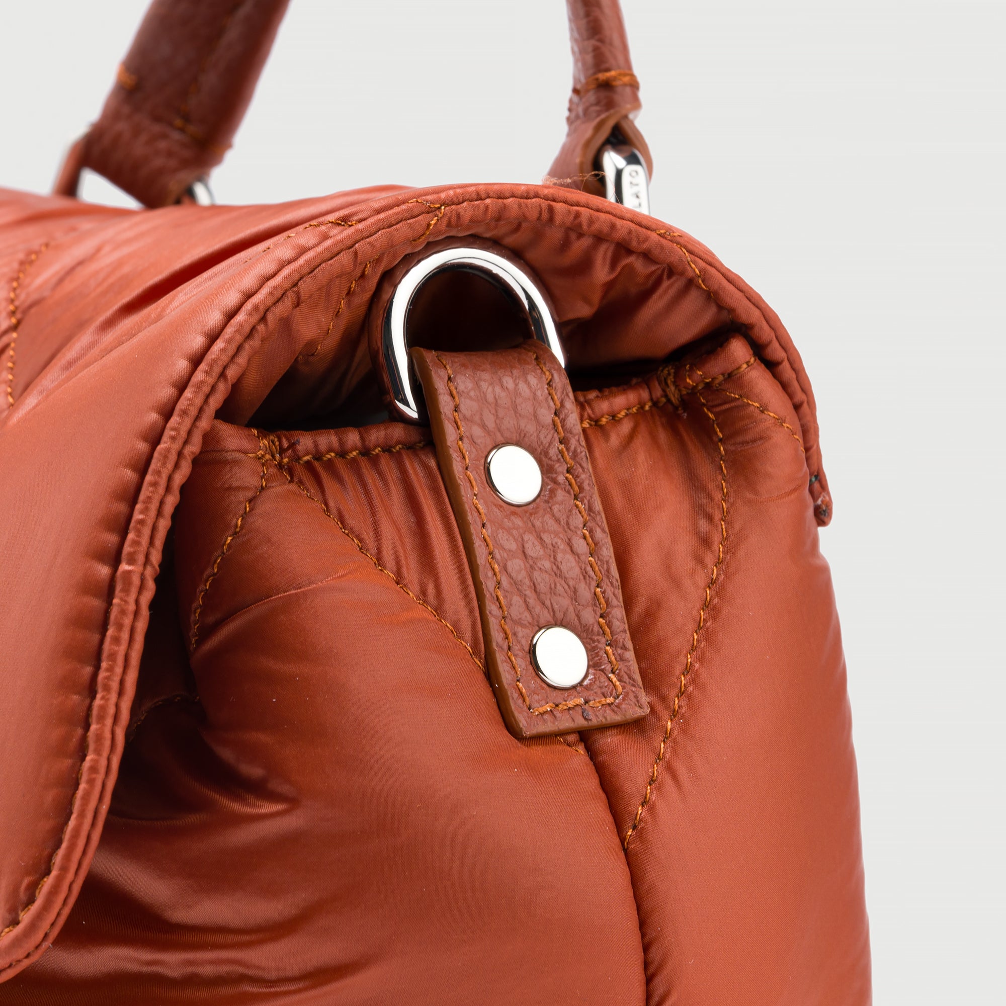 Zanellato Postina® Baby borsa marrone San Marzano in nylon trapuntato