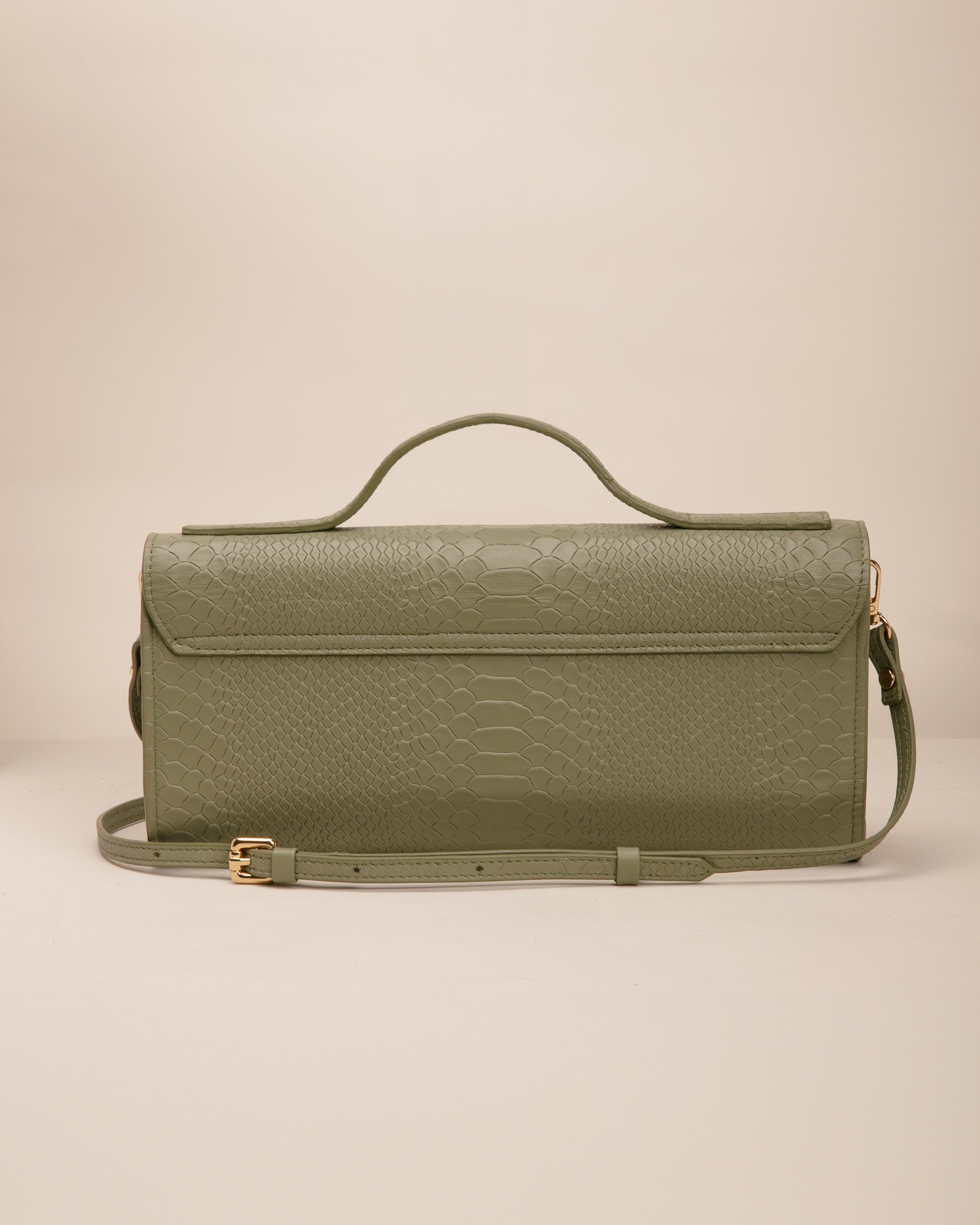 Marks&Angels Borse a Mano Monni Olive borsa a mano in pelle