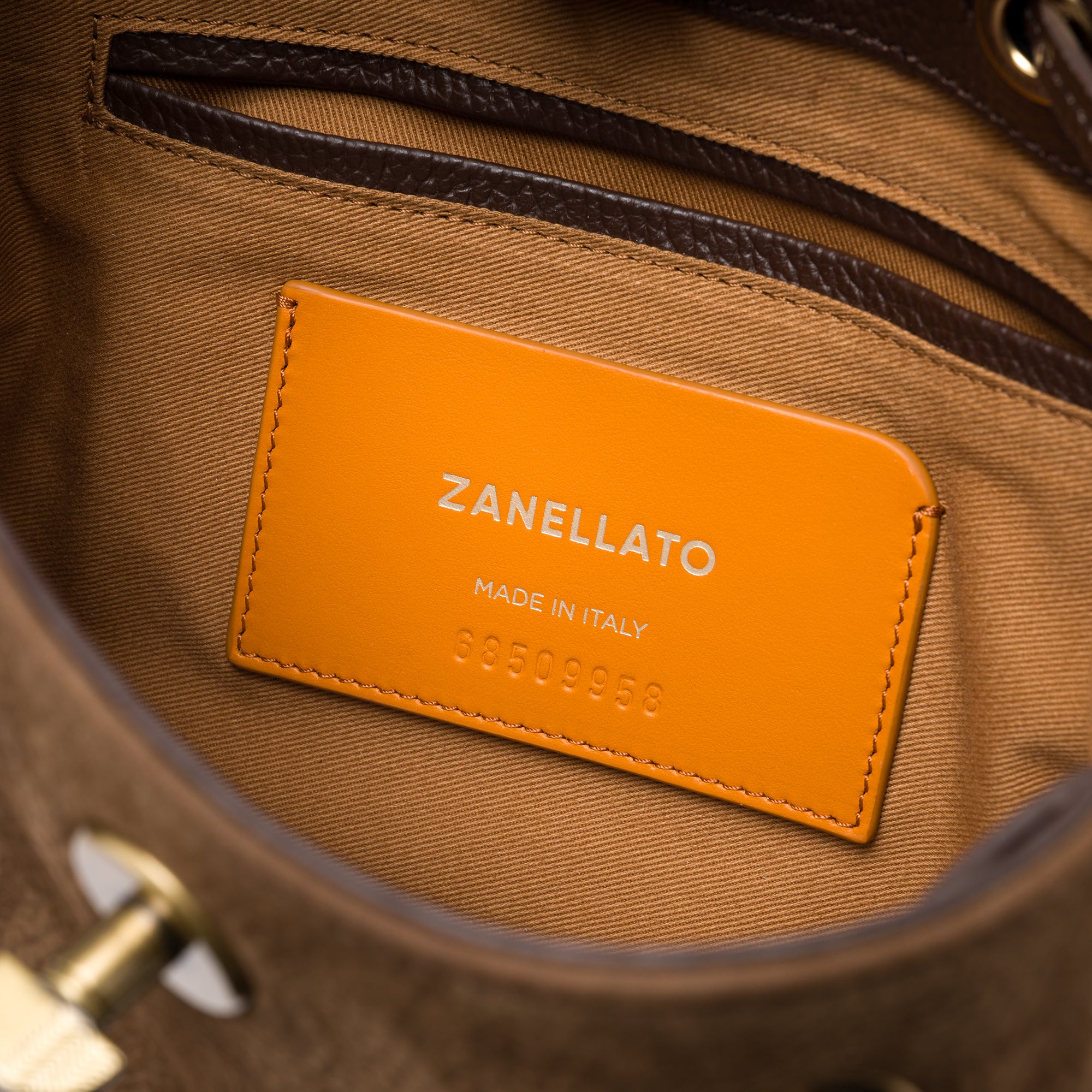 Zanellato Mondà® S borsa marrone in nabuk