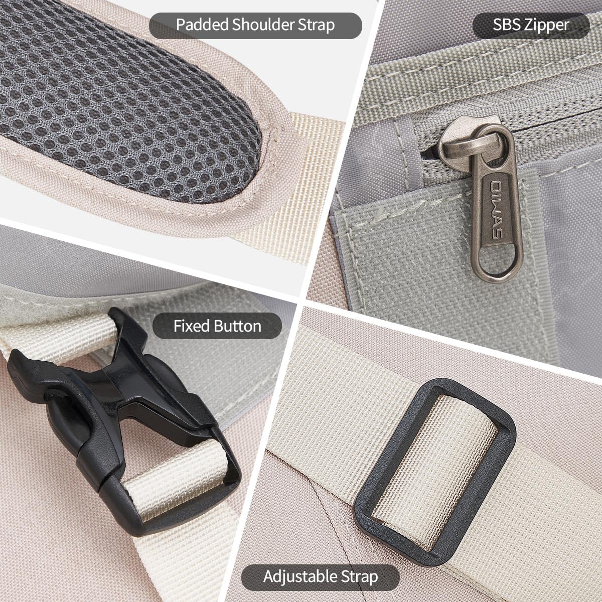 OIWAS Messenger Bags Ock5578 borsa messenger bianca 17,8 L impermeabile