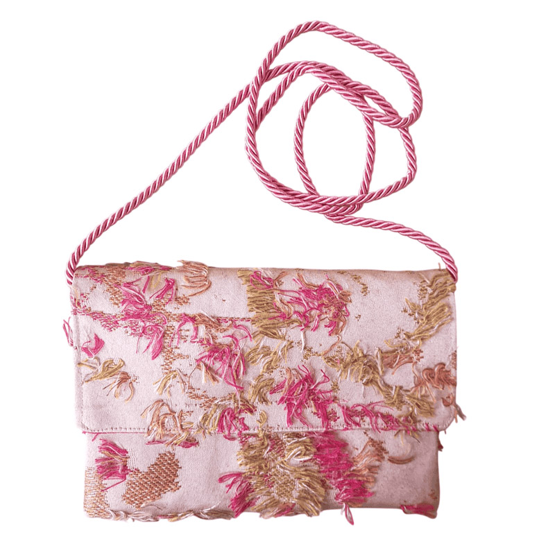 Borseggi Tibetane Tibetana Velcro 54 borsa a tracolla rosa