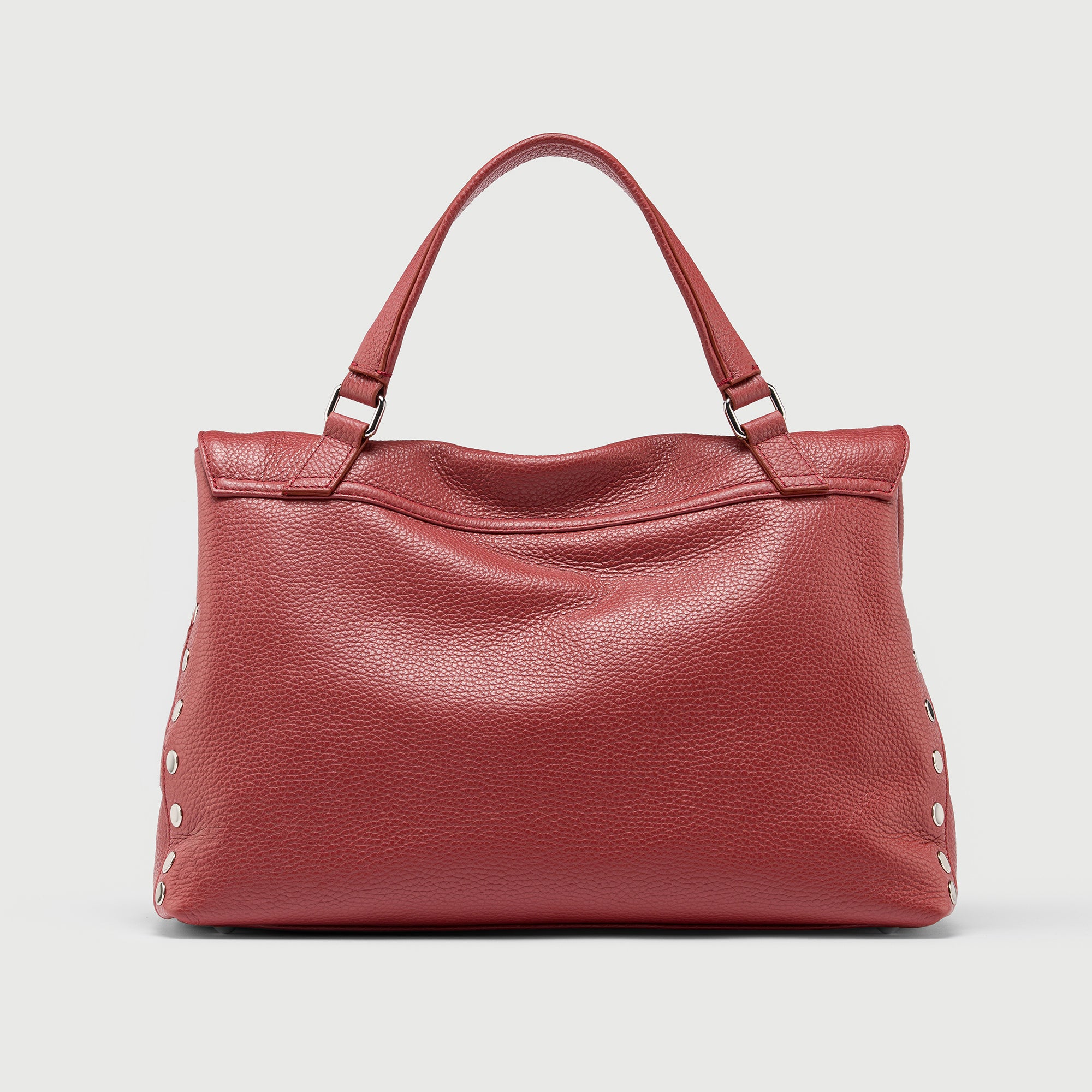 Zanellato Postina® M borsa a tracolla rosso Radicchio di Treviso in pelle martellata
