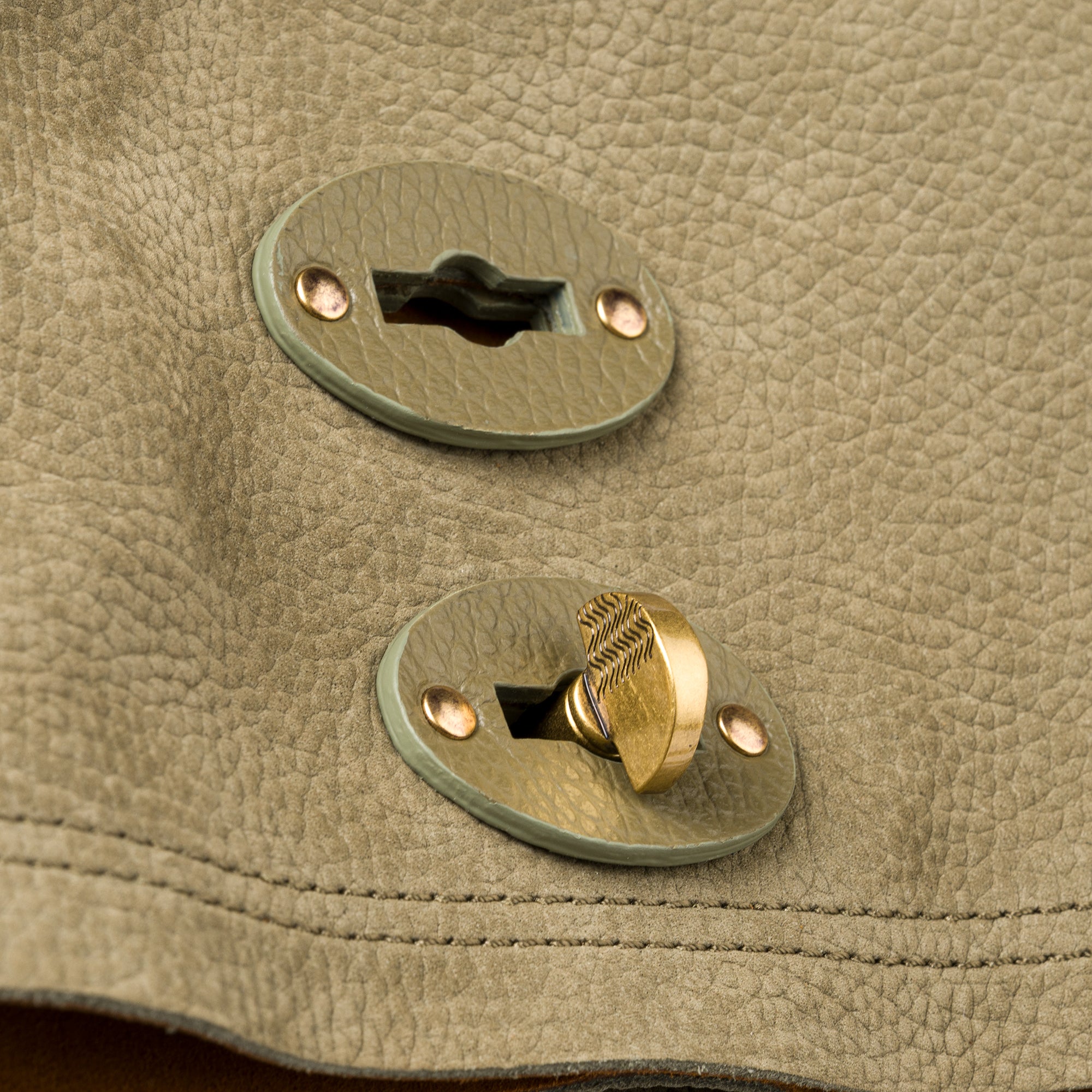 Zanellato A' Spasso® M borsa verde in nabuk