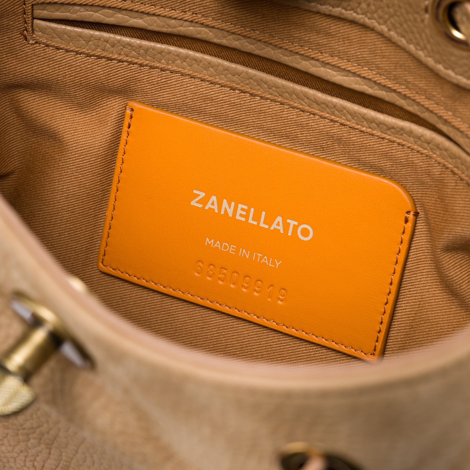 Zanellato Mondà® S borsa beige San Gimignano in nabuk