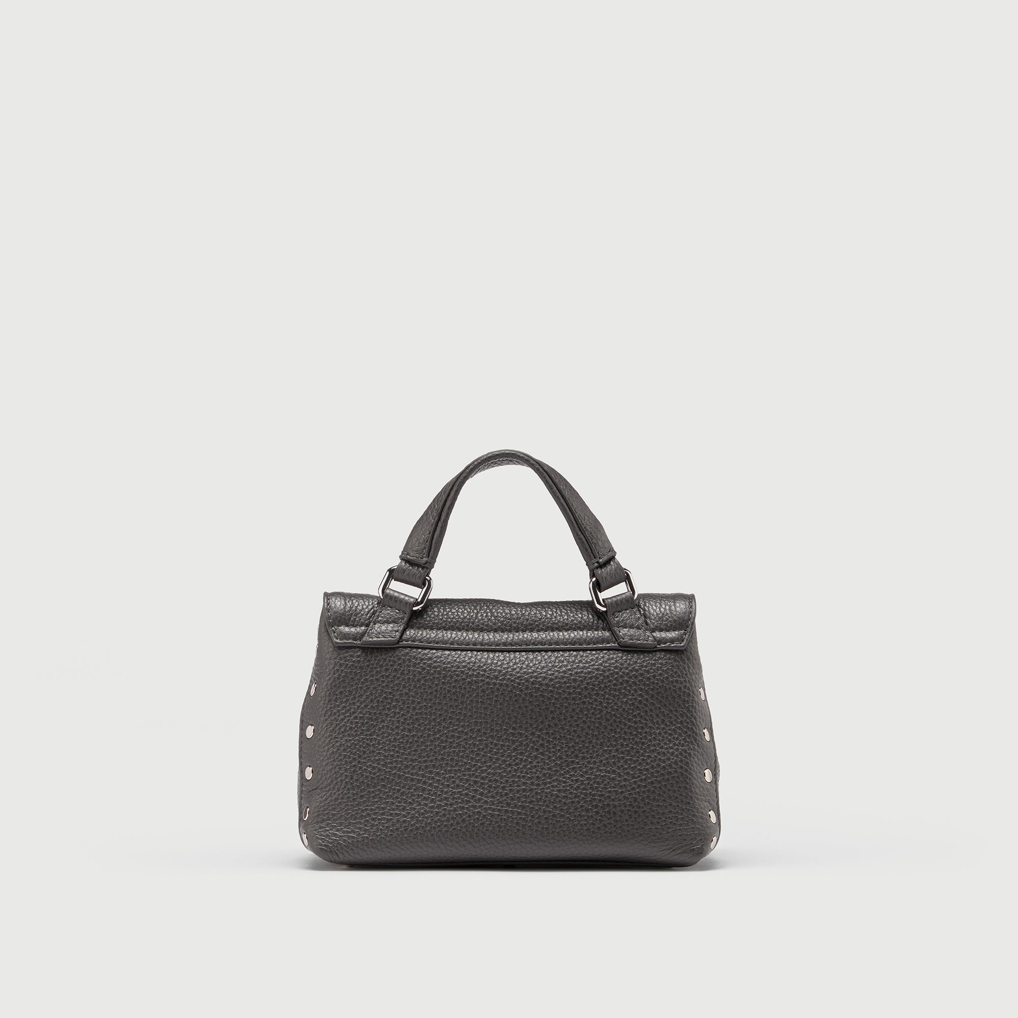 Zanellato Postina® Baby borsa grigia in pelle martellata