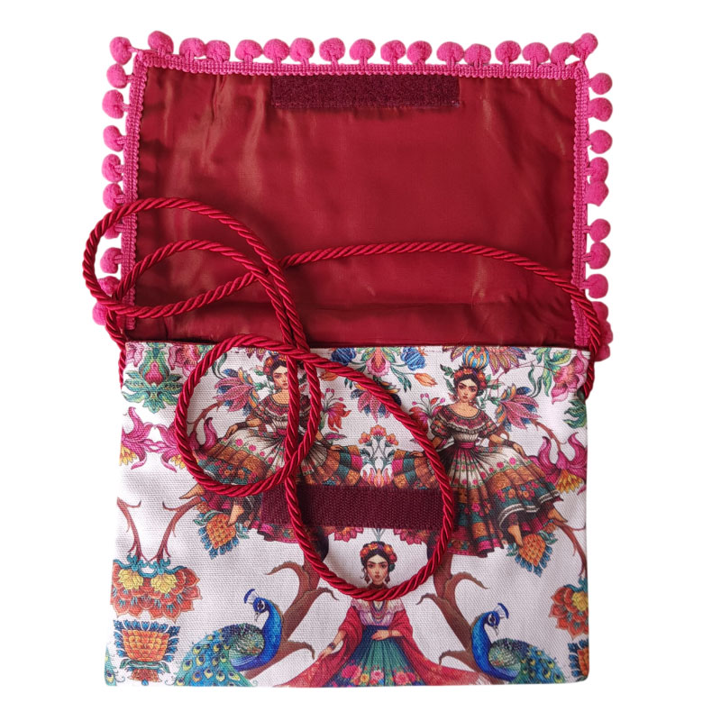 Borseggi Tibetane – le tracolla Tibetana Velcro Frida 03 borsa