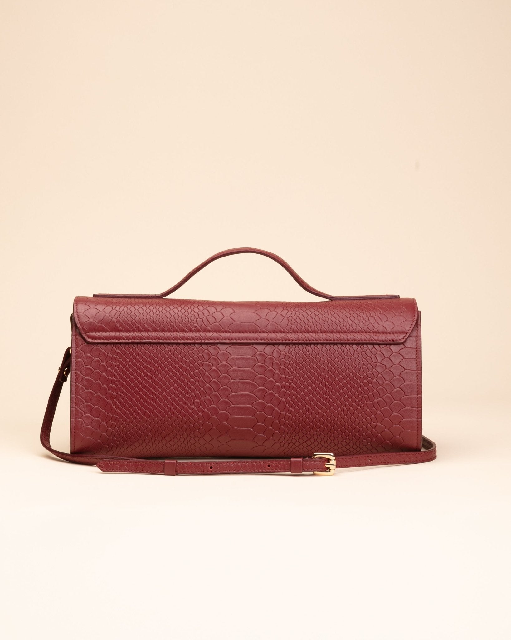 Marks&Angels Borse a Mano Monni Cremisi borsa a mano in pelle anaconda