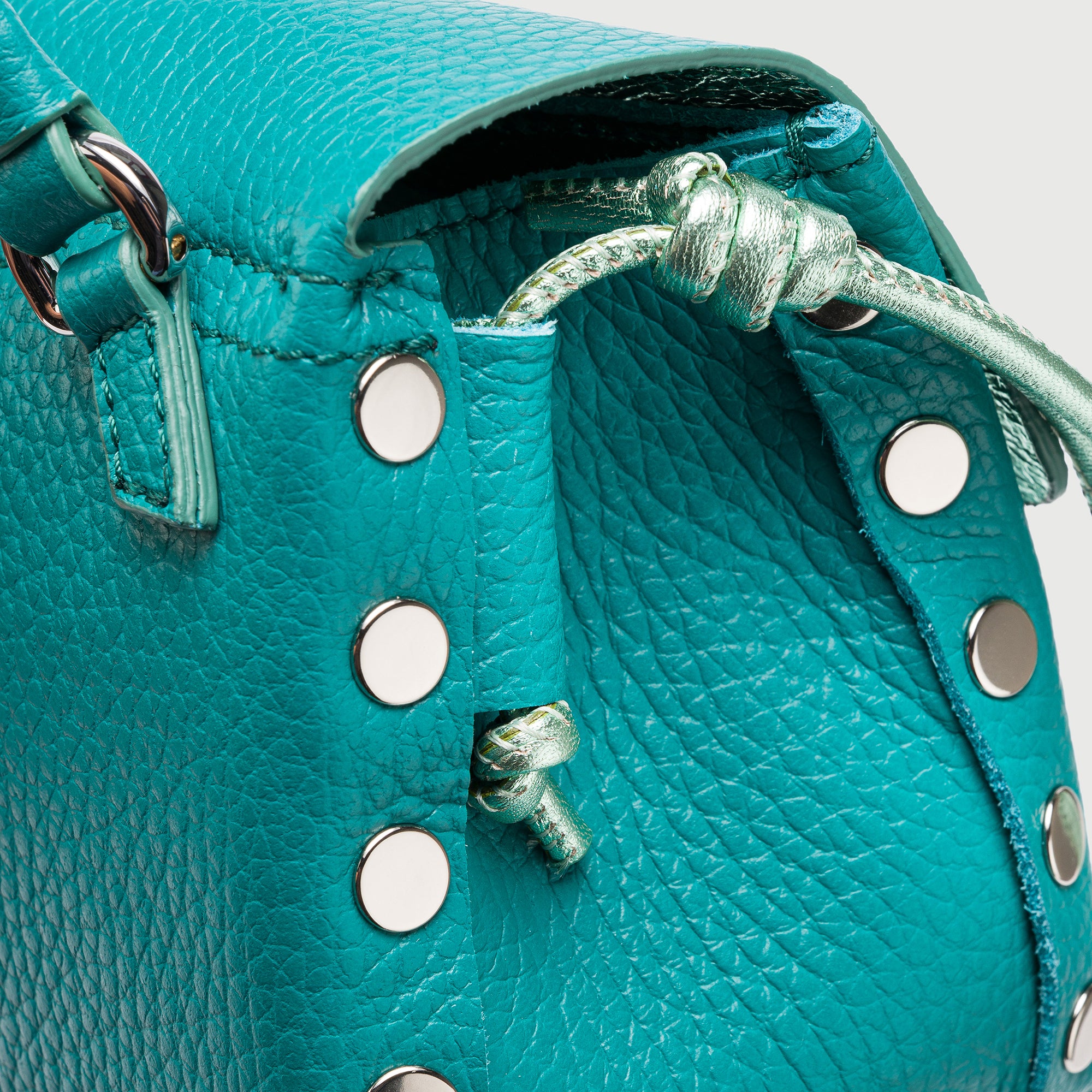 Zanellato Postina® SBABY borsa verde Pesto Genovese in pelle laminata