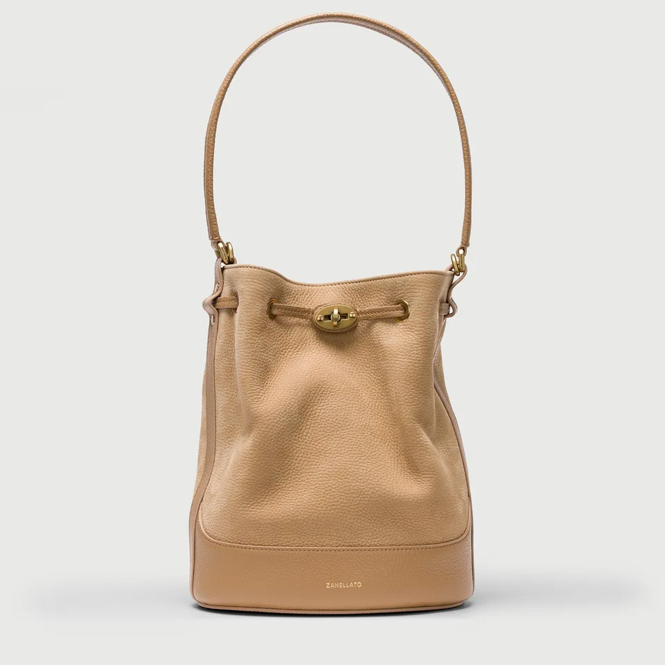 Zanellato Mondà® S borsa beige San Gimignano in nabuk