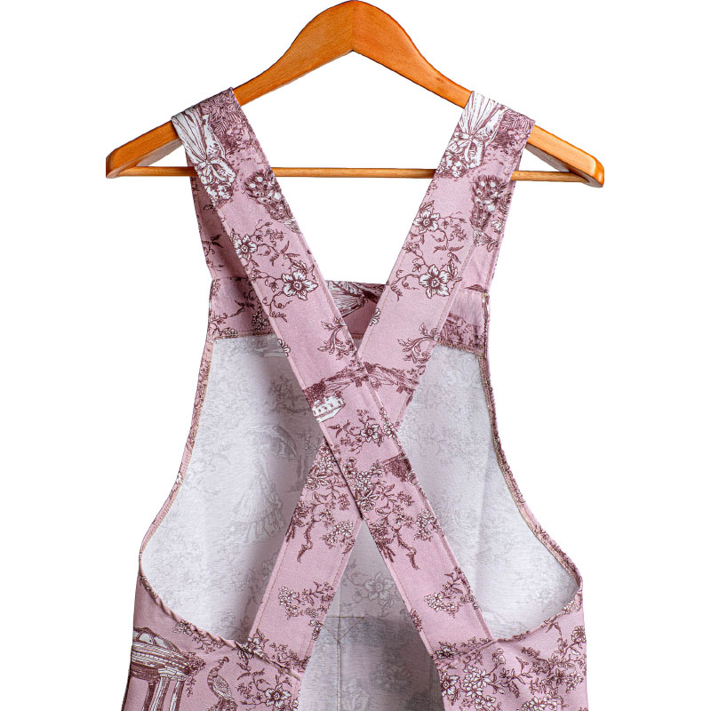 Borseggi Grembiuli Grembiule cucina & giardino Toile de Jouy rosa