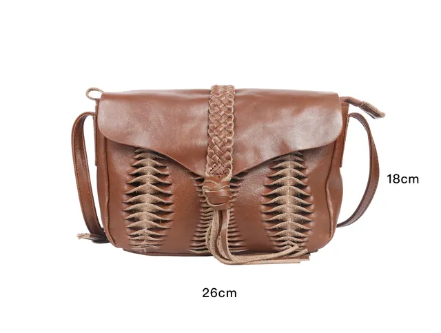 Crazy Lou Sac en cuir 7399 borsa in pelle bovina