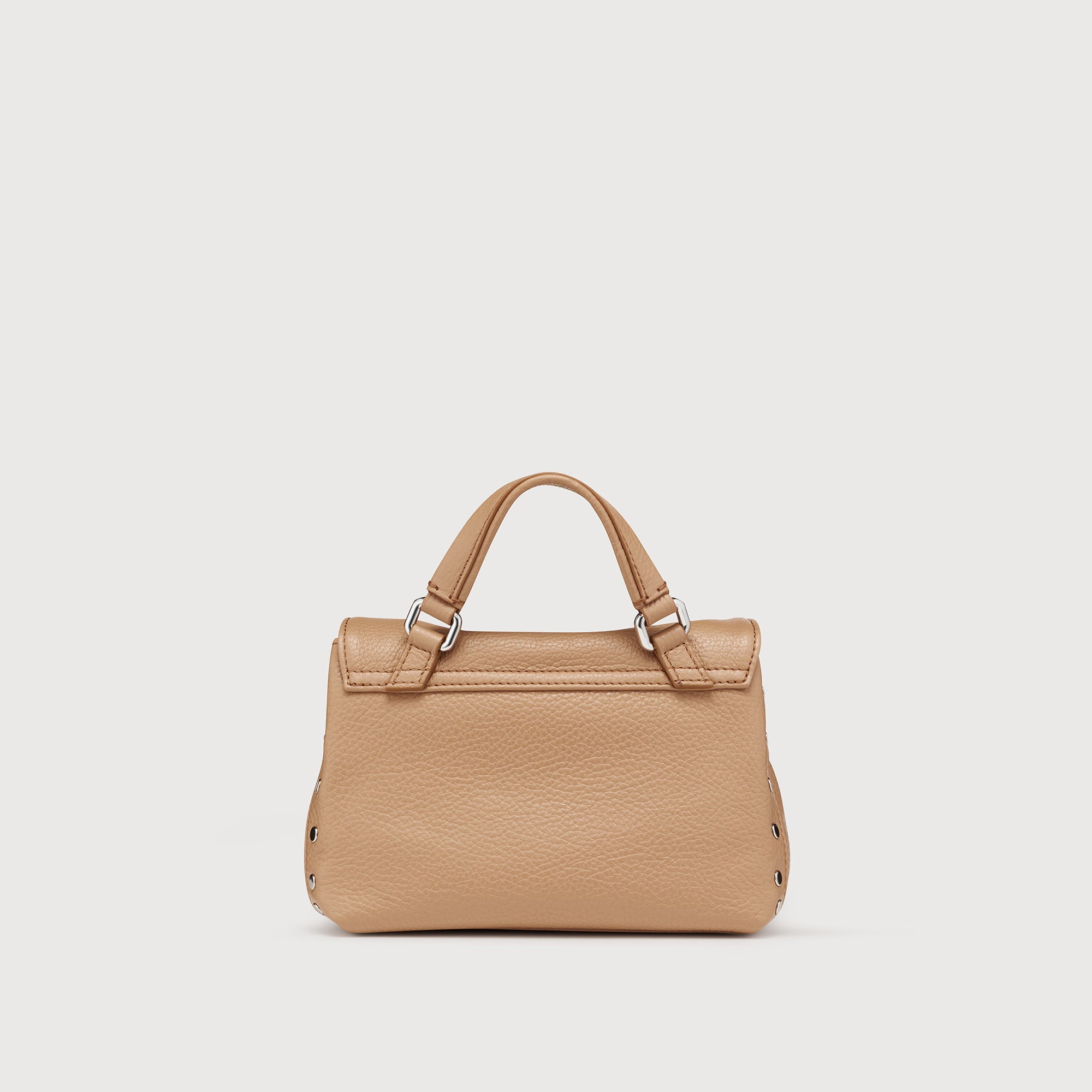 Zanellato Postina® BABY borsa a tracolla marrone Cantucci in pelle martellata