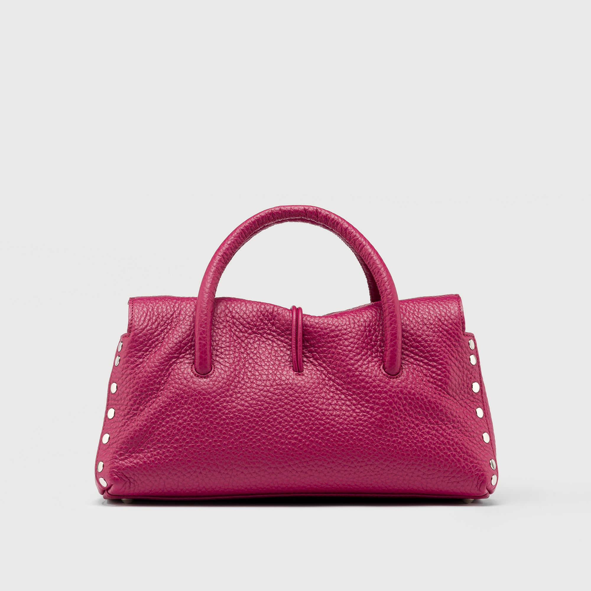 Zanellato Dotta® S borsa rosa Damasco in pelle martellata