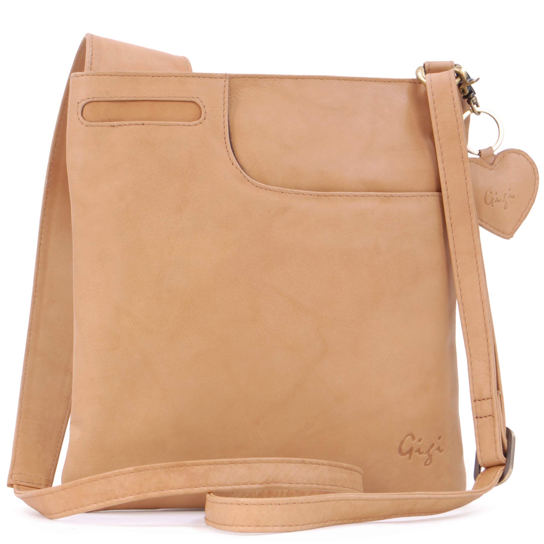 Gigi Othello Collection 2057 borsa a tracolla nera in pelle