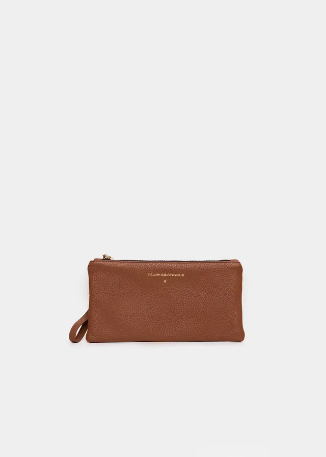 Marks&Angels Pochette Portafoglio Mia Caramel portafoglio in pelle