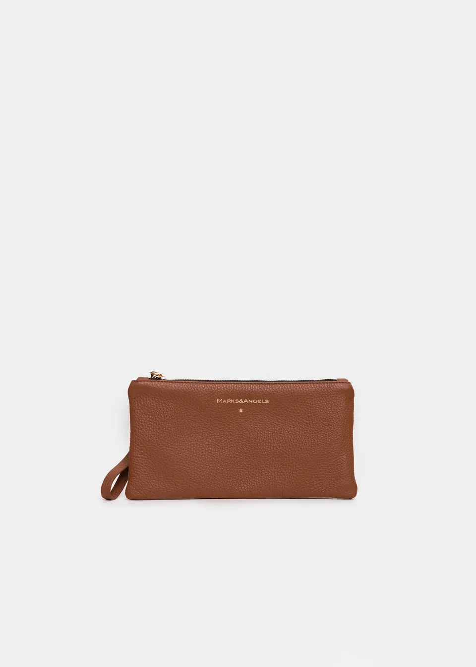 Marks&Angels Pochette Portafoglio Mia Caramel portafoglio in pelle