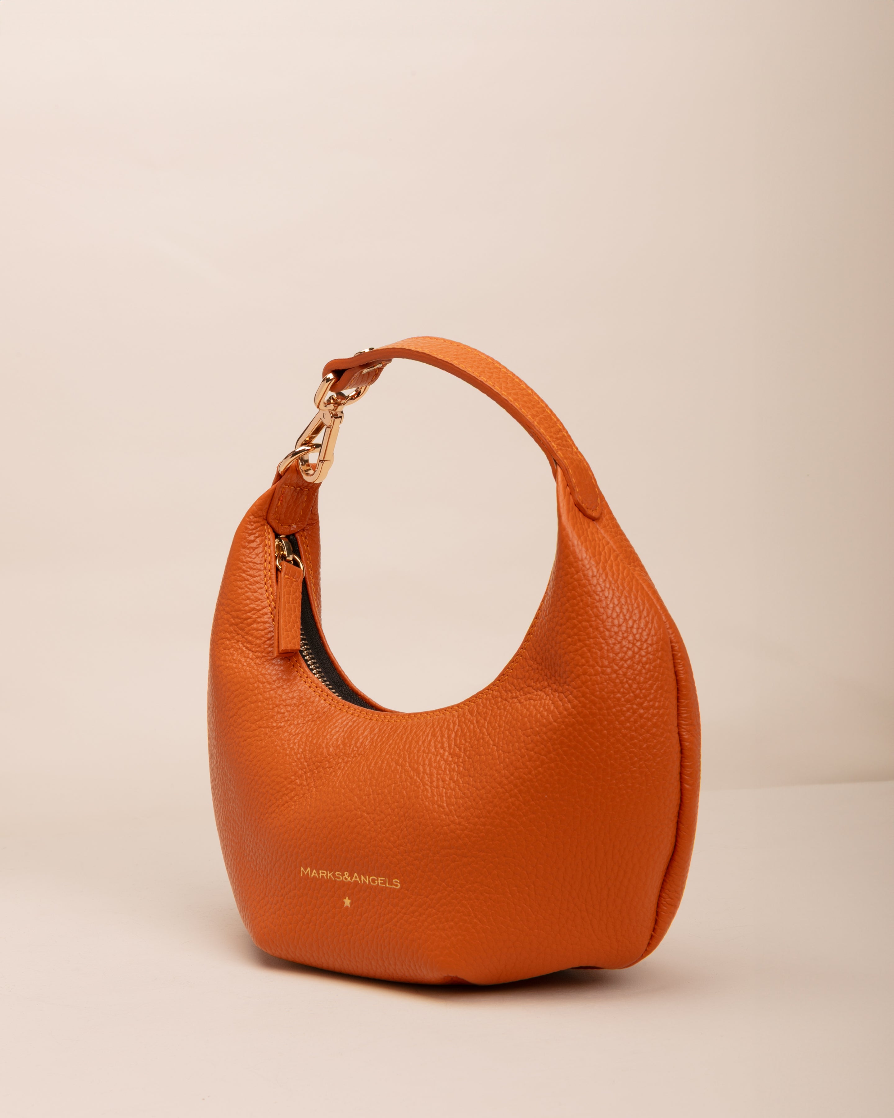 Marks&Angels Borse a Spalla Mini Vicky Marigold borsa a spalla pelle martellata