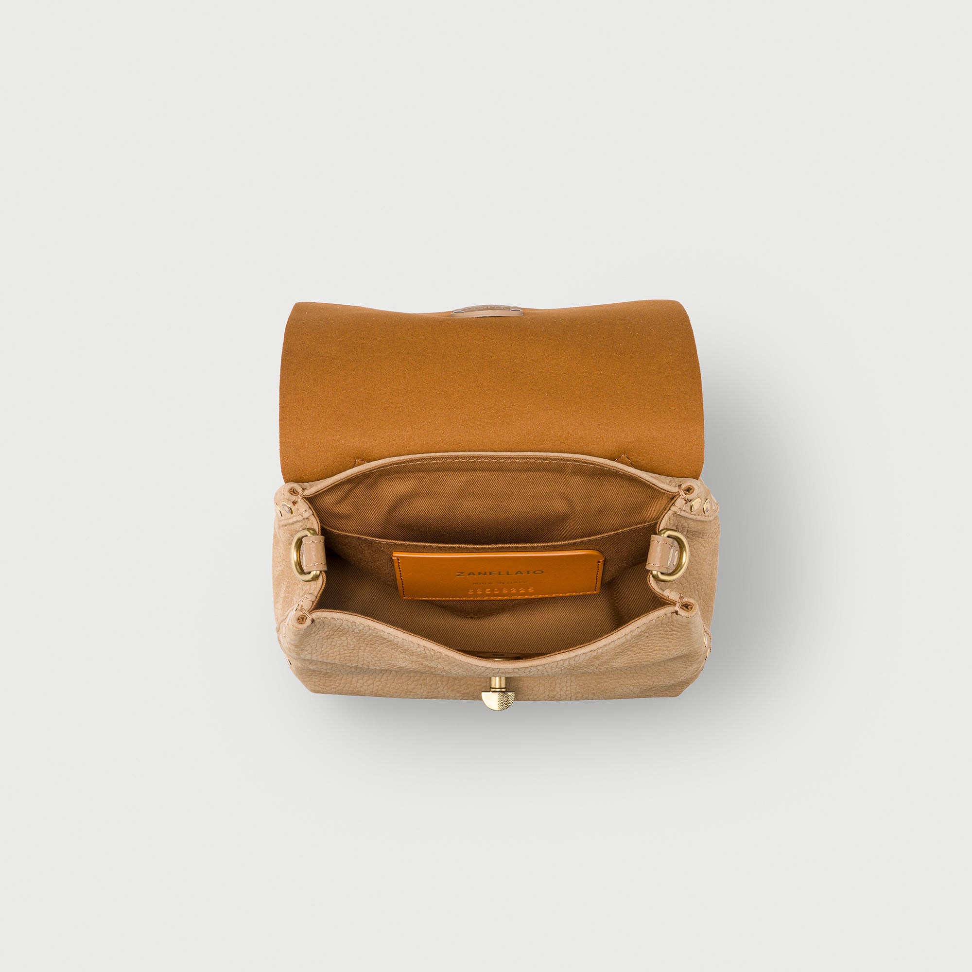 Zanellato Postina® Baby borsa beige San Gimignano in nabuk