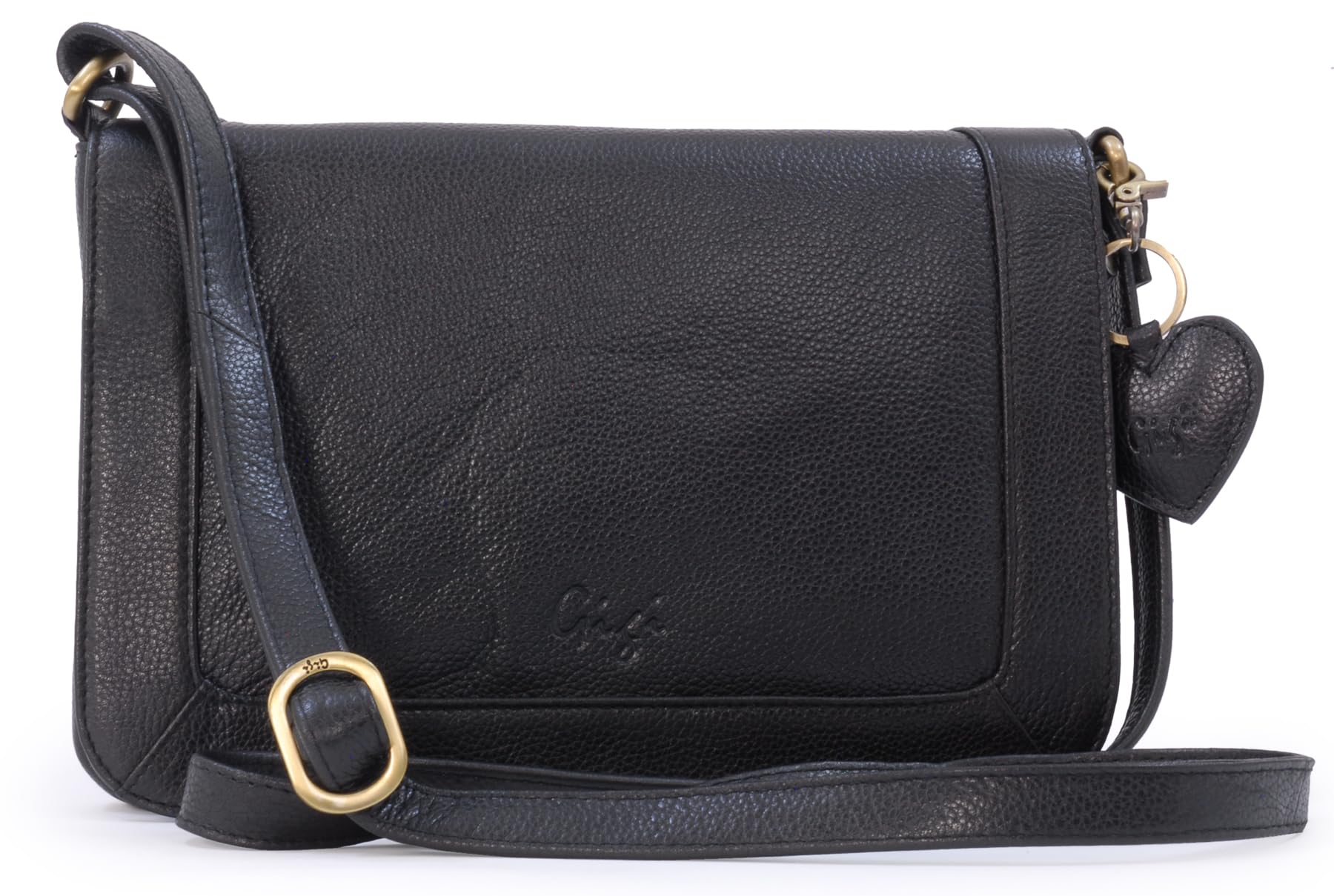Gigi Giovanna Collection 8948AG borsa a tracolla marrone chiaro in pelle